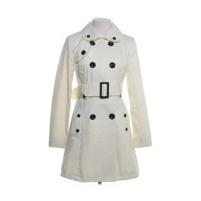 Trenchcoat (Vit) från Edina Ronay Bomull, Polyester