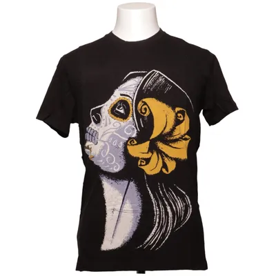 T-shirt (Black, Multicolored) from Akumu Ink Cotton