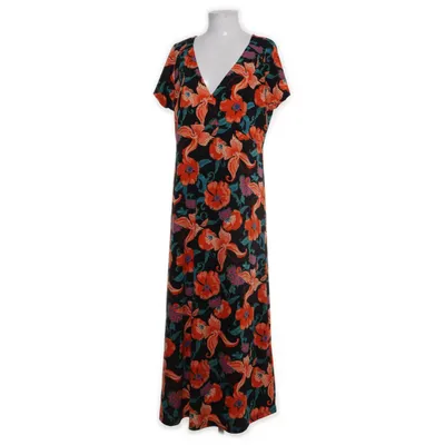 Klänning (Svart, Orange, Flerfärgad) från Norah Elastan, Polyester