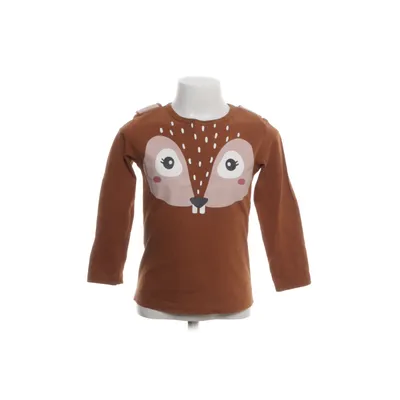 Lange mouwen shirt (Bruin, Meerkleurig) van Lindex Kids Katoen