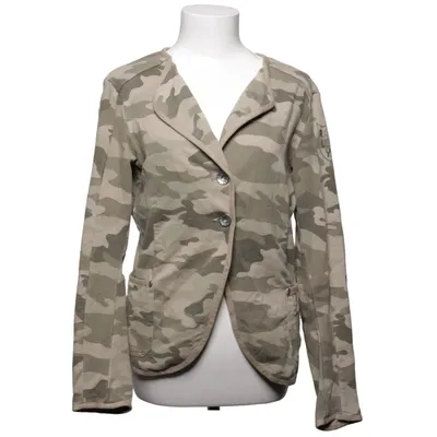 Blazer (Beige, Grøn) fra Rare Bomuld, Elastan