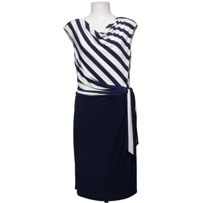 Jurk (Blauw, Wit) van Lauren Ralph Lauren Elastaan, Polyester