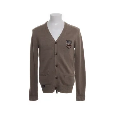 Cardigan (Bruin) van Morris Gent's Katoen, Wol