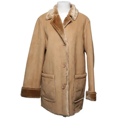 Shearling jacket (Beige) from Taifun Collection Acrylic, Polyester