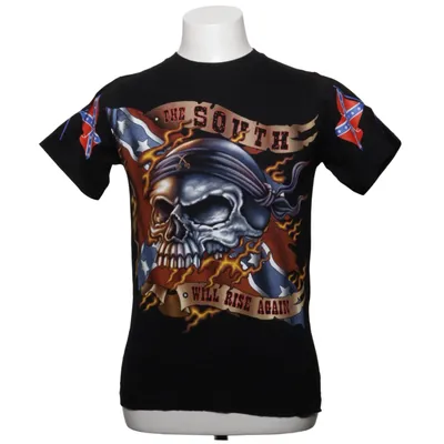 T-shirt (Black, Multicolored) from Heavy Metal Cotton