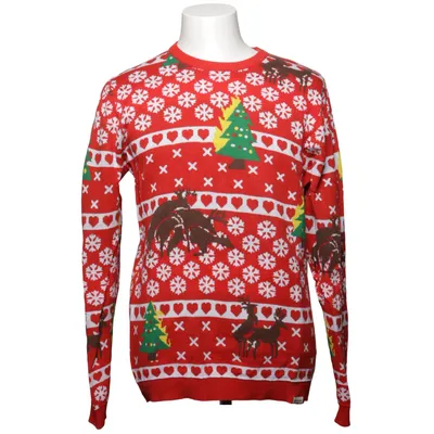 Christmas sweater (Red, Multicolored) from Shine Original Cotton