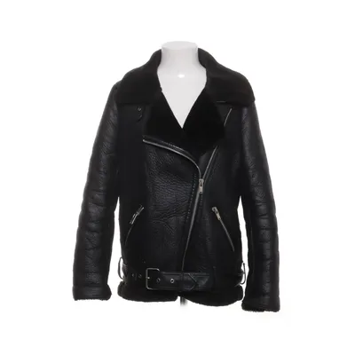 Shearlingjacka (Svart) från Zara Woman Polyester, Polyuretan