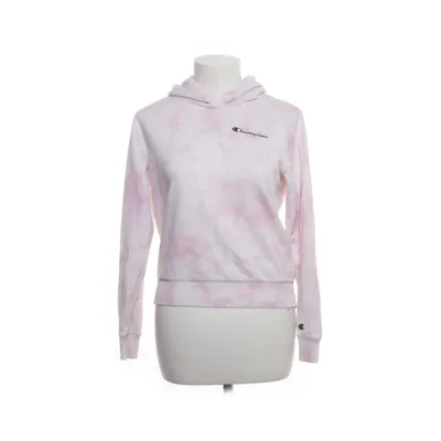 Huvtröja (Vit, Rosa) från Champion Elastan, Polyester, Bomull