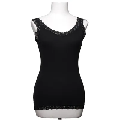 Tanktop (Zwart) van Uniqlo Katoen, Elastaan, Polyamide, Viscose
