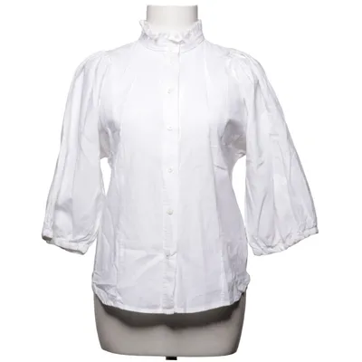 Bluse (Hvid) fra H&M Bomuld, Linned