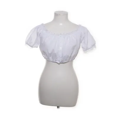 Dirndl blouse (Wit) Katoen, Polyester