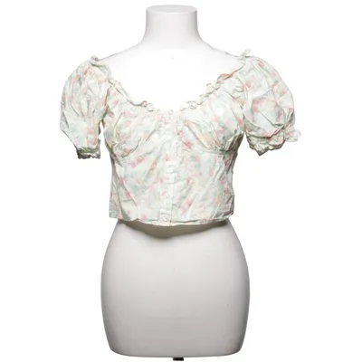 Crop top (White, Multicolored) from Gina Tricot Cotton