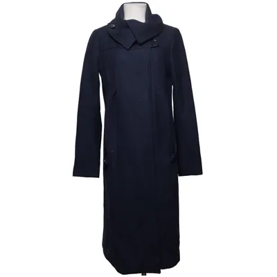 Jas (Blauw) van Patrizia Pepe Acetaat, Cupro, Polyamide, Wol