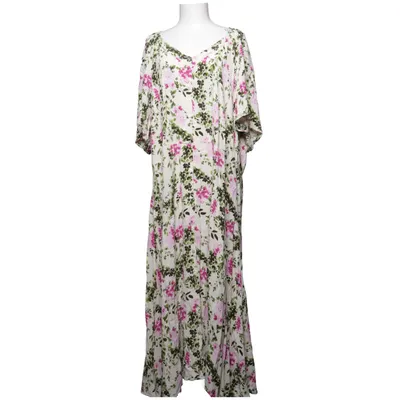 Skjortekjole (Beige, Pink, Grøn) fra Zizzi
