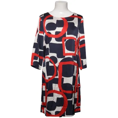 Klänning (Blå, Röd, Vit) från William de Faye Polyester, Silke