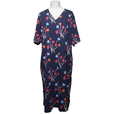 Jurk (Blauw, Meerkleurig) van Marimekko x Uniqlo Katoen