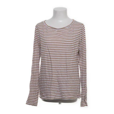 Langærmet t-shirt (Beige, Hvid) fra 10 Days Økologisk bomuld