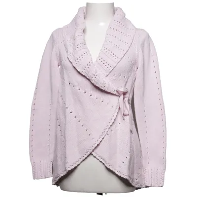 Cardigan cache-cœur (Rose) de Bondelid Acrylique, Coton