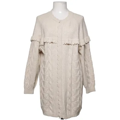 Cardigan (Beige) van LOU Acryl, Merinowol