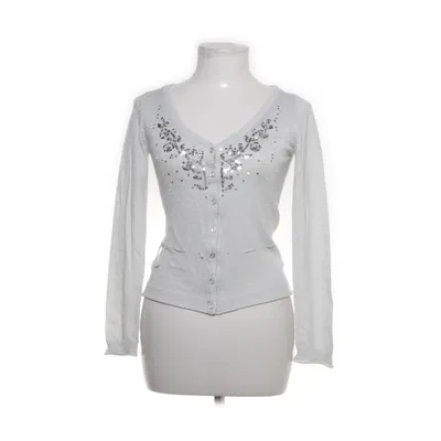Cardigan (Argent) de H&M Fibre métallique, Polyester, Viscose