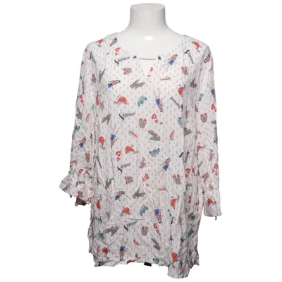 Blouse (Blanc, Multicolore) de Kj Brand Viscose