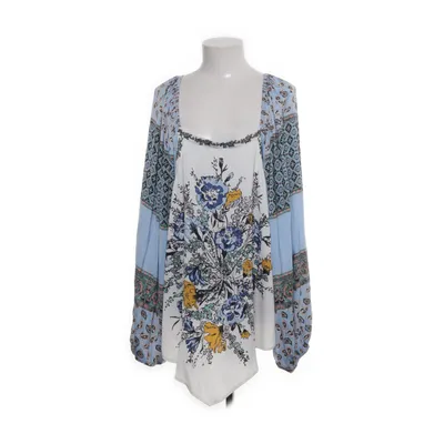 Bluse (Blå, Hvid, Flerfarvet) fra Free People Polyester