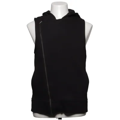 Kurzärmeliger Hoodie (Schwarz) von David Naman Baumwolle, Polyester