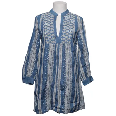 Klänning (Blå, Vit) från Zara Bomull