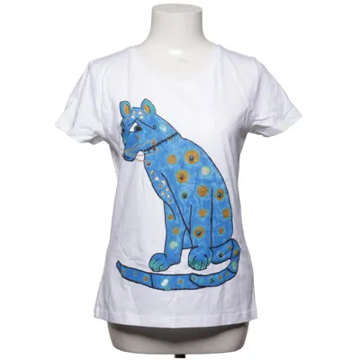 T-shirt (Vit, Blå, Flerfärgad) från Abba Ekologisk bomull