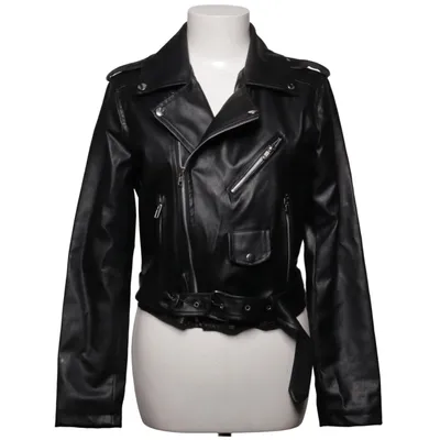 Biker jacket (Black) Polyester, Polyurethane
