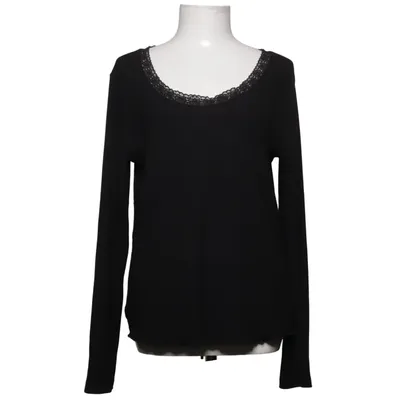 Long sleeve T-shirt (Black) from Sublevel Elastane, Polyamide, Polyester, Viscose