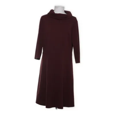 Jurk met col (Bruin) van Zero Elastaan, Polyester, Viscose