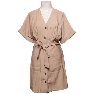Skjortekjole (Beige) fra Jean Louis Francois Bomuld
