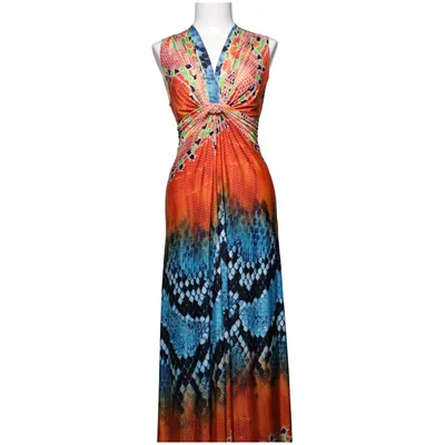 Robe longue (Smarty's Anaconda) de Maille Demoiselle Élasthane, Polyester