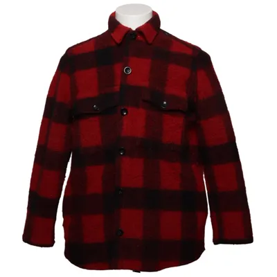Overshirt (Red, Black) from Peak Performance Acrylic, Polyester, Wool