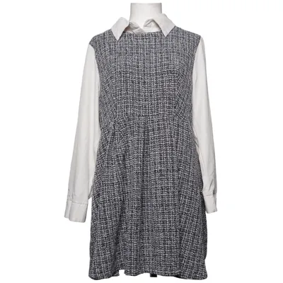 Kleid (Schwarz, Weiß) von Shein Curve Polyester