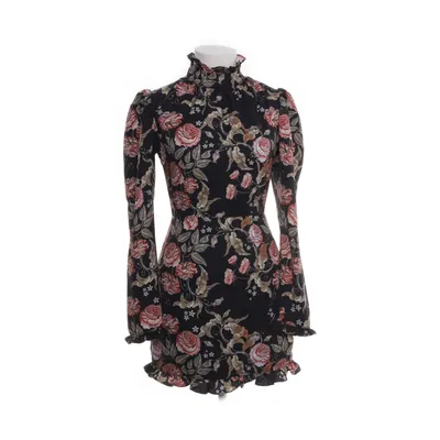 Klänning (Svart, Flerfärgad) från The Girl Who Elastan, Polyester