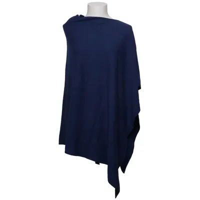 Poncho (Blauw) van Marc Bellucci Kasjmier, Zijde, Viscose, Wol