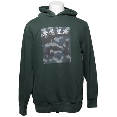 Huvtröja (Grön) från Black Rebel Bomull, Polyester