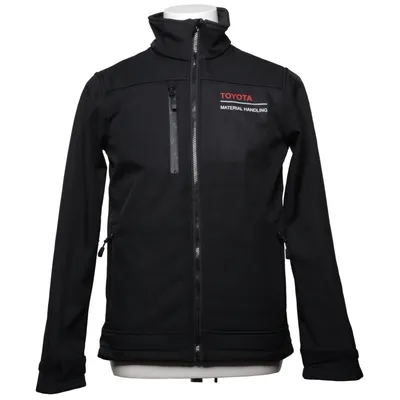 Softshell jacket (Black) from Gesto Polyurethane, Recycled polyester