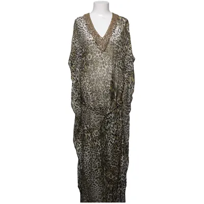 Caftan (Beige, Noir) de Miss Tunica Soie, Viscose