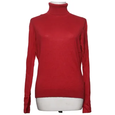 Pul à col roulé (Rouge) de August Silk Cachemire, Coton, Soie