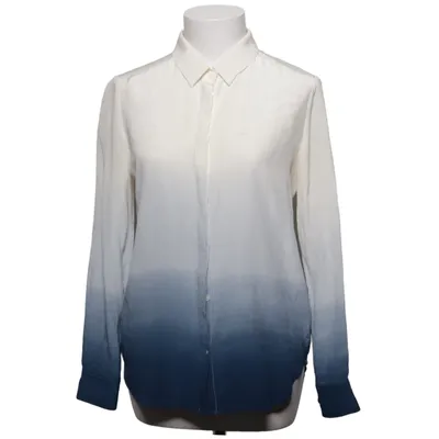 Blouse (Blauw, Wit) van Fall Winter Spring Summer Zijde