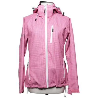 Softshell jacket (Pink, White) from DeVal Polyester
