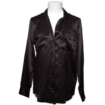Bluse (Sort, Rød) fra Equipment Femme Silke