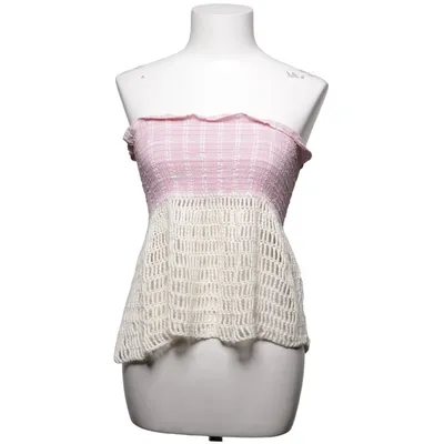 Tube top (Roze, Beige)