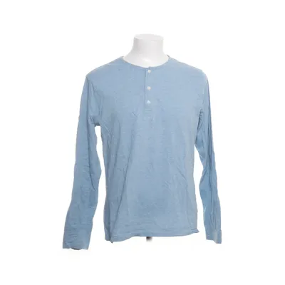 Henley shirt (Blauw) van H&M Man Katoen, Polyester