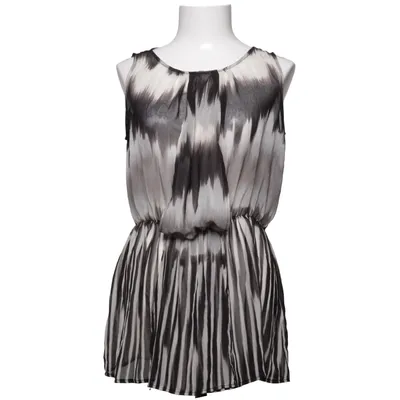 Top (Black, White) from Philosophy Blues Original Polyester