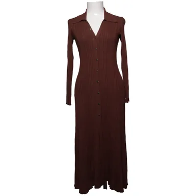 Shirt dress (Brown) from Sandro Elastane, Polyamide, Polyester, Viscose