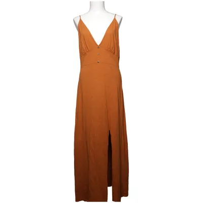 Långklänning (Orange) från ASOS Bomull